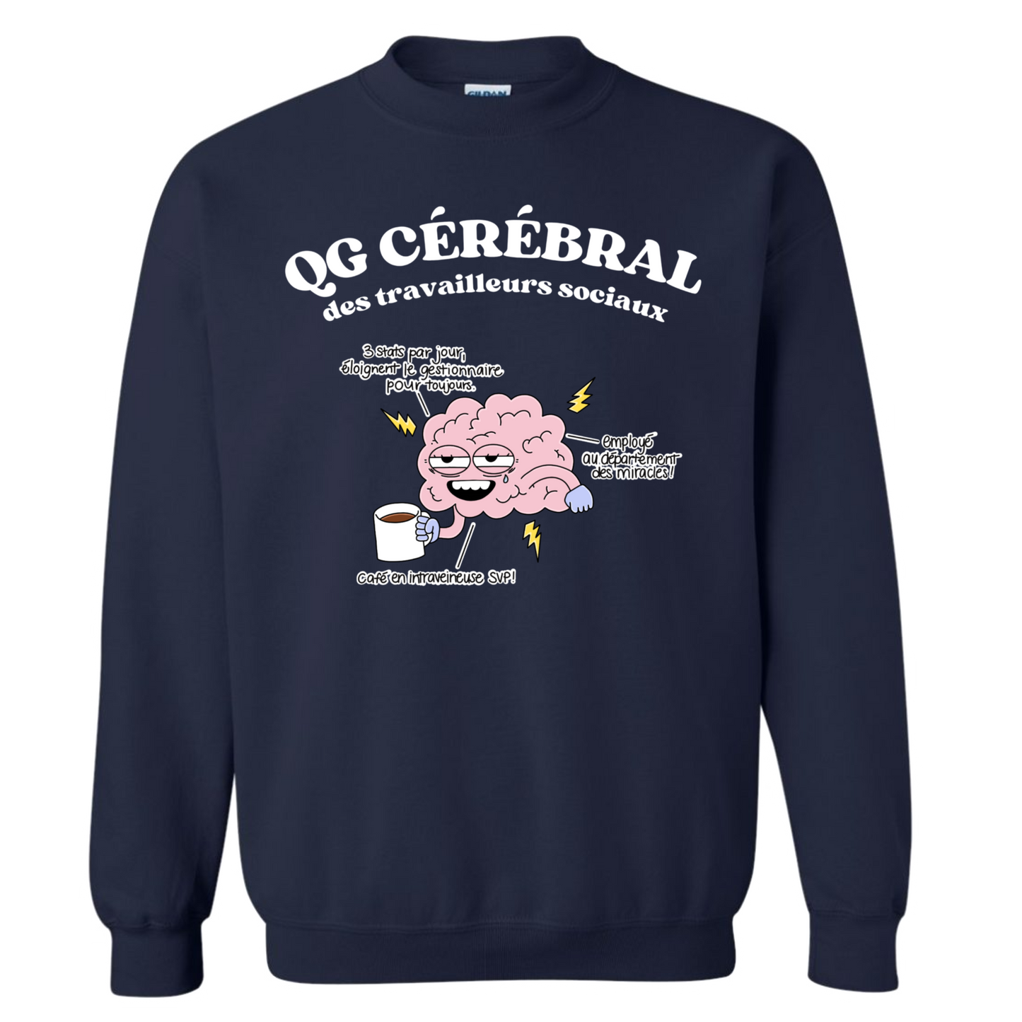 Crewneck "Travailleurs sociaux"