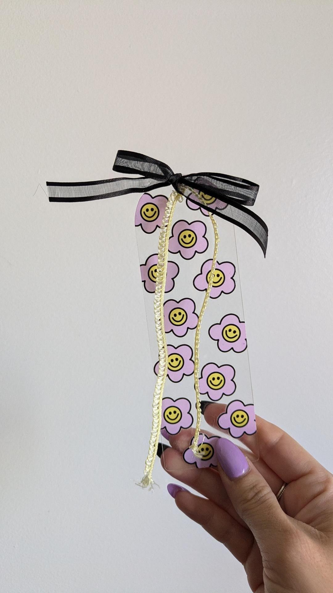 💜🙂Marque-page "Flower power"🙂💜