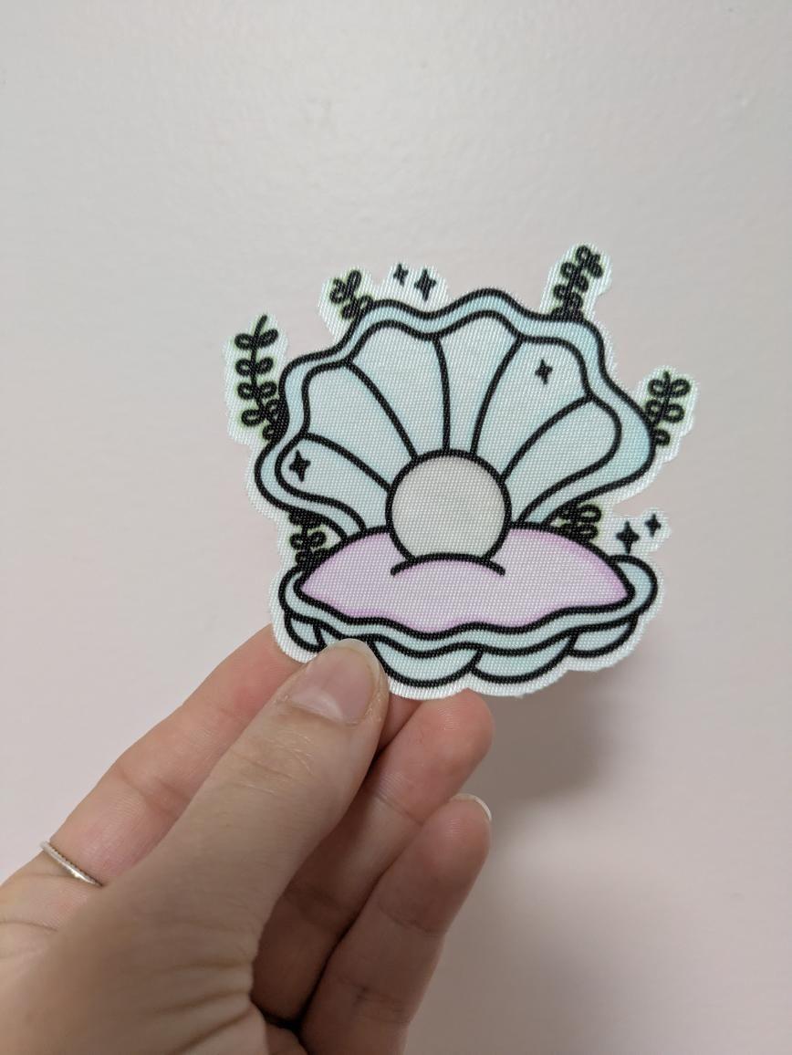 🐚Autocollant "Trésor perlé"🐚