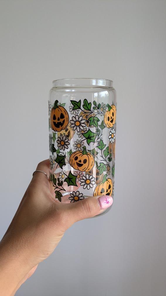 🎃Verre à café "Champs de citrouilles"🎃