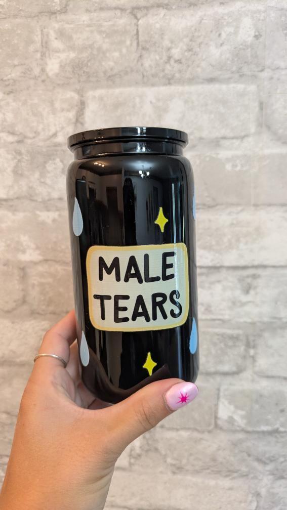 💧Verre en acrylique "Male Tears"💧