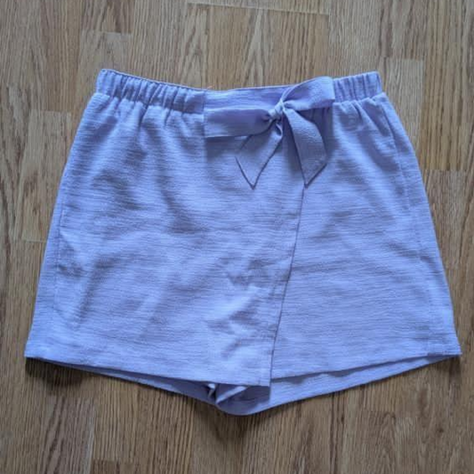 Jupe short lilas