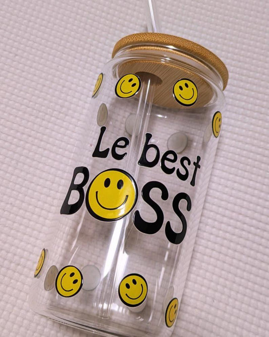 🙂👌Verre "Le best boss"👌🙂