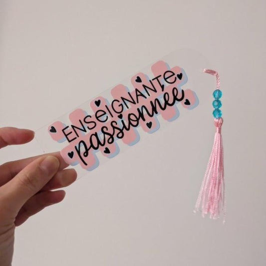 📖🩷 Marque-page "Enseignante passionnée" 🩷📖