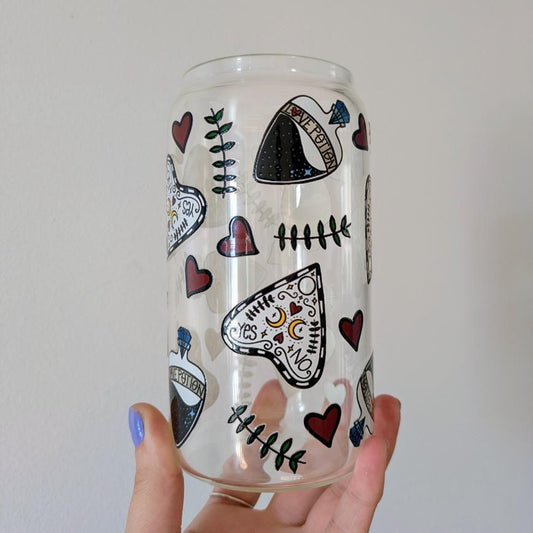 ☕️🖤Verre à café "Love Potion"🖤☕️
