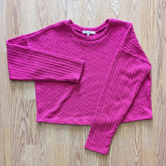 Chandail ''Crop Top'' à manches longues