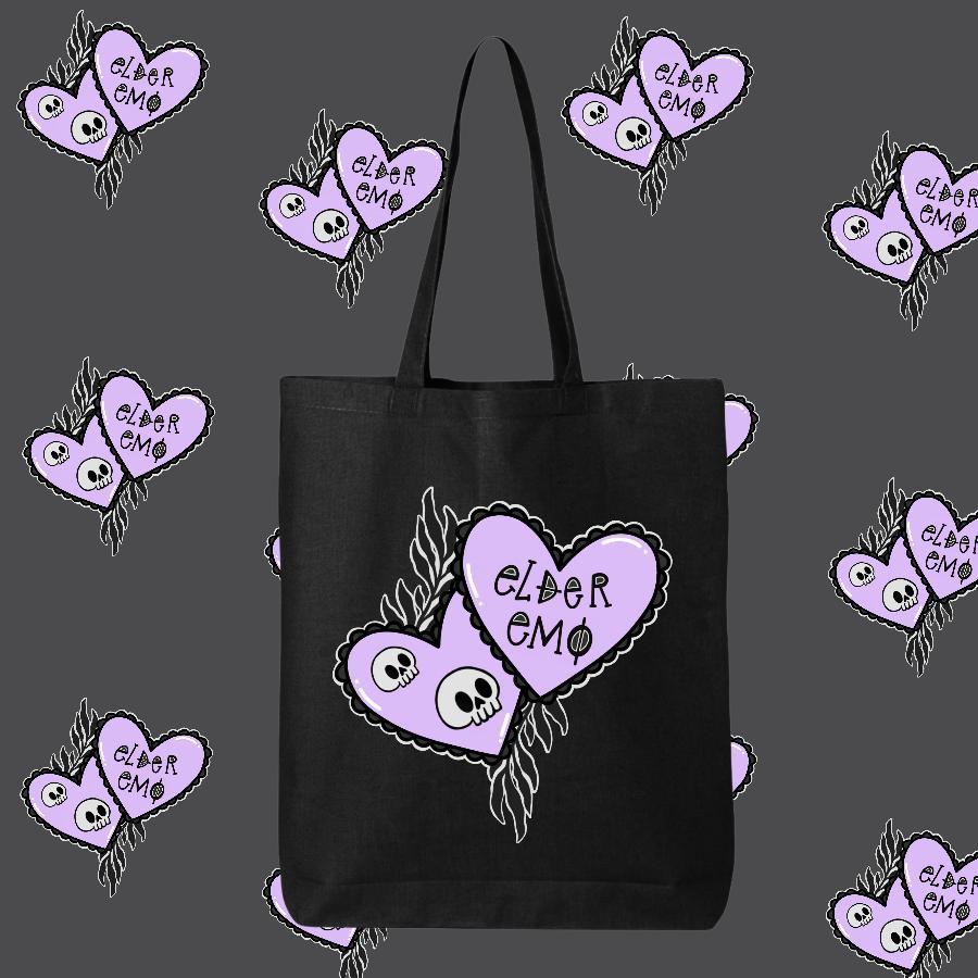 🖤💜Tote bag "Elder emo"💜🖤