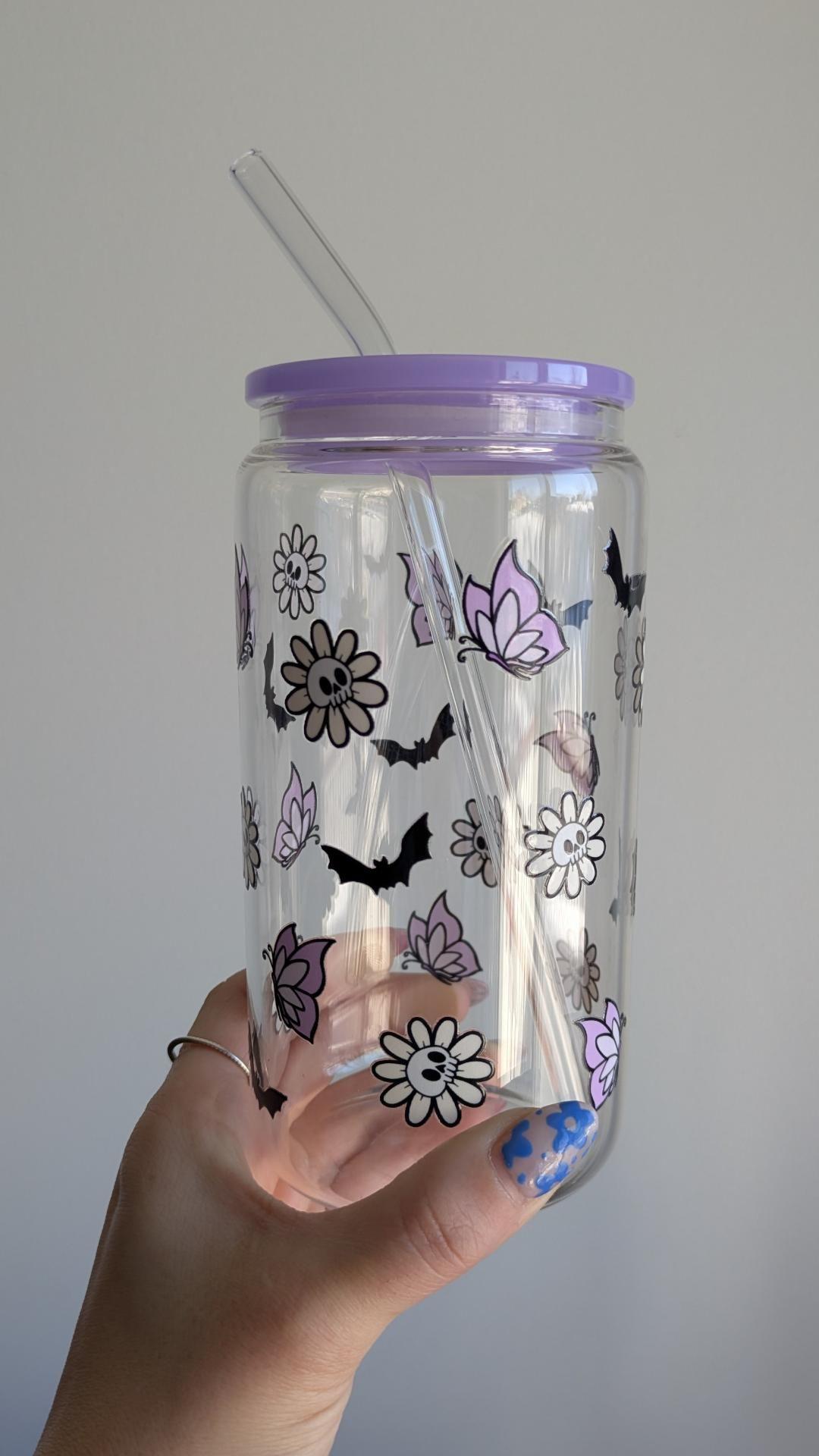 💀🦋Verre à café "Spooky Club" 🦋💀