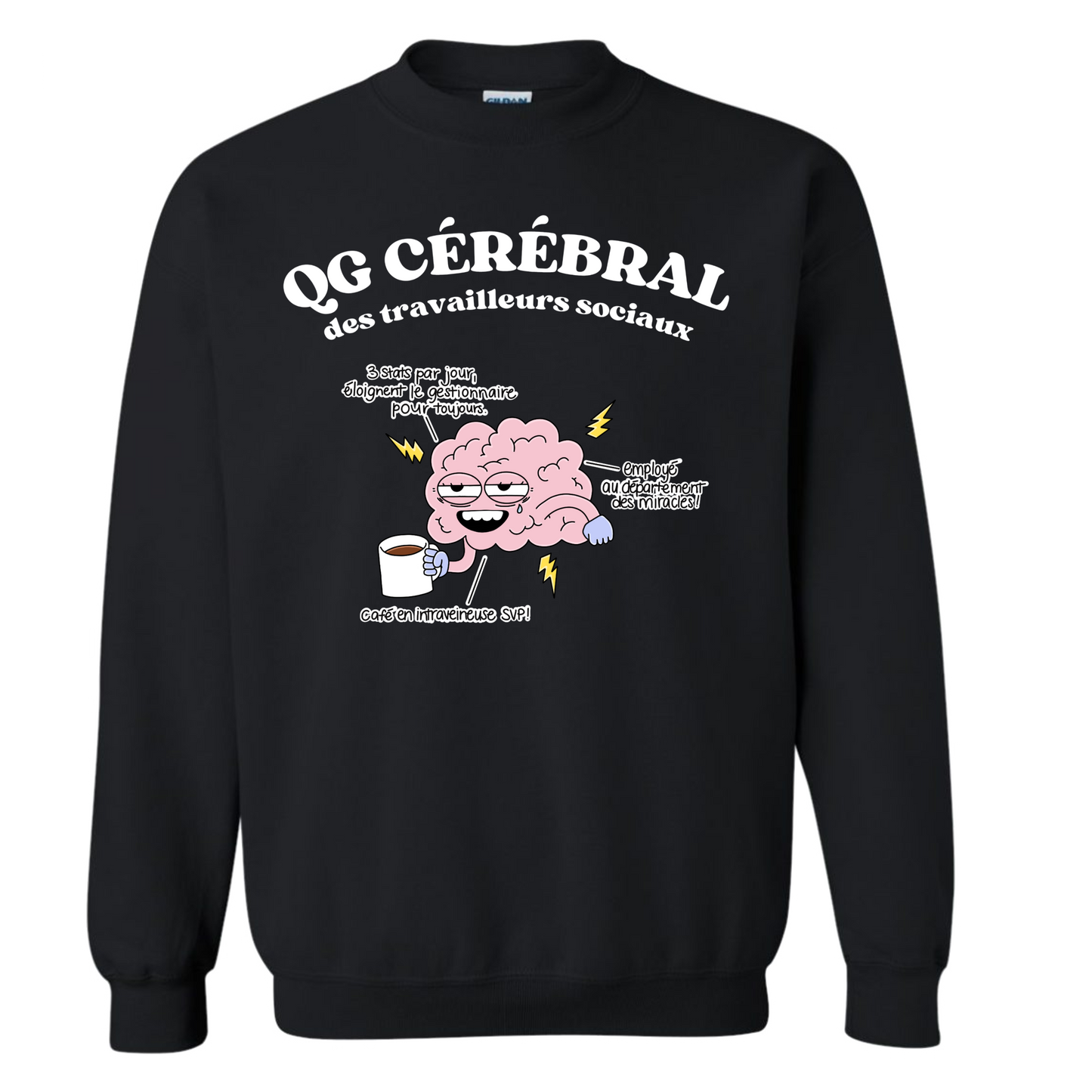 Crewneck "Travailleurs sociaux"