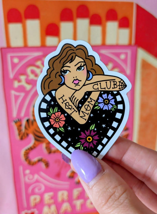🖤🧲Aimant "Hot mom club"🧲🖤