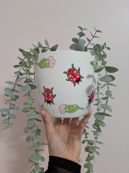 🌿🐞Cache-pot "Petite coccinelle"🐞🌿